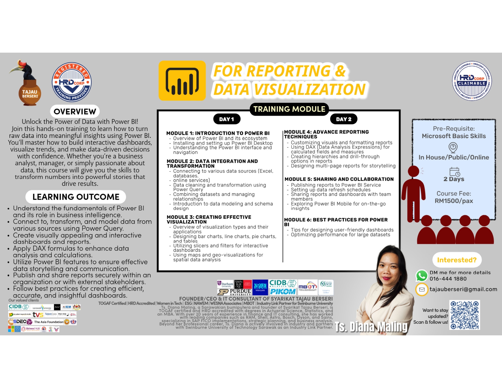 Power BI for Reporting & Data Visualization Course